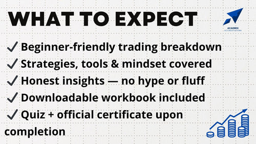 Trading 101 – Discover Trading’s Biggest Secrets (Includes Certificate + Workbook)