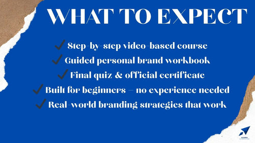 Build Your Personal Brand – Grow Your Influence, Stand Out Online & Attract Opportunities (Includes Certificate + Workbook)