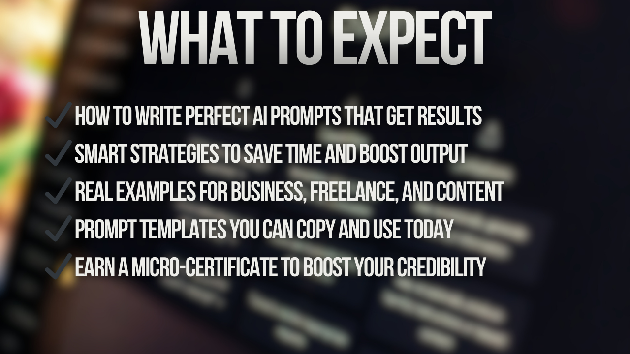 ChatGPT Mastery: Learn to Use AI for Content, Strategy & Productivity